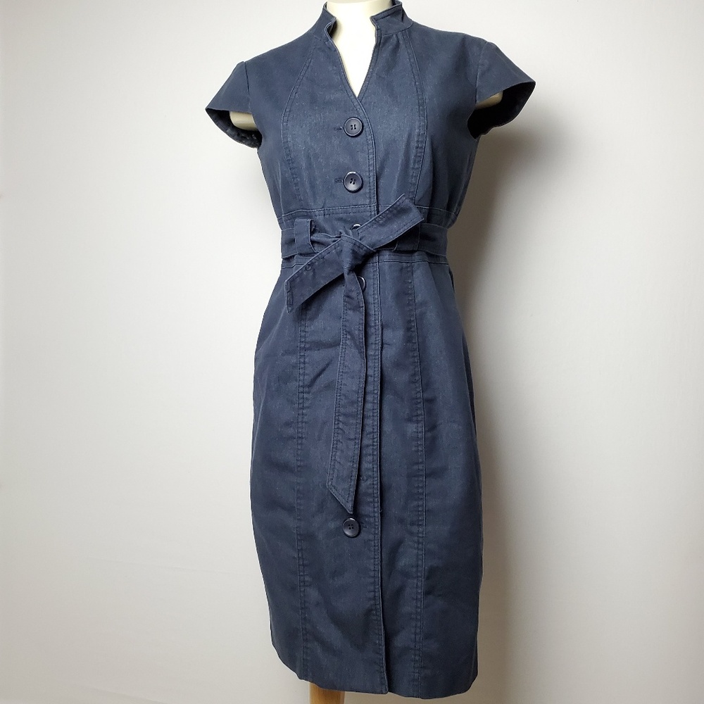 SANDRA DARREN DENIM STYLE DRESS SIZE 8